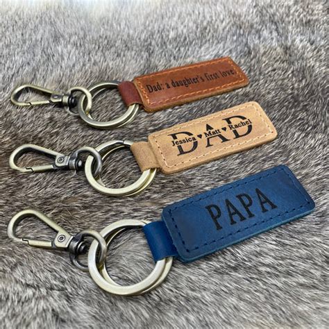 Personalized Keychains | Custom Leather Keychains