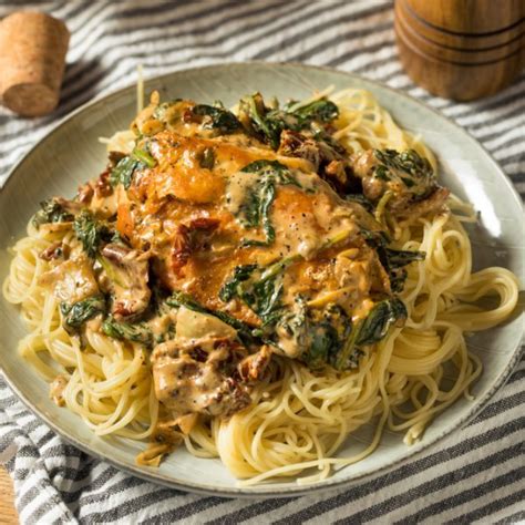 Creamy Crockpot Tuscan Chicken Finance Stallion