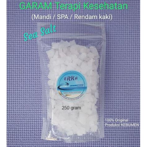 Jual Garam Mandi Spa Terapi Rendam Kaki Bath Salt Natural Asli Kebumen