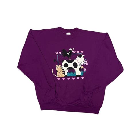 Gopher Sport Men's Purple Sweatshirt | Depop