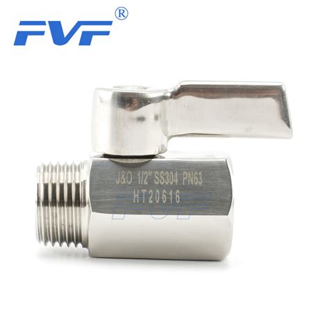 Stainless Steel NPT BSPT Thread Male Female Mini Ball Valve FVF