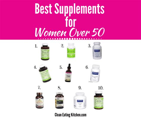 Ten Best Vitamins For Women Over 50 Clean Eating Kitchen