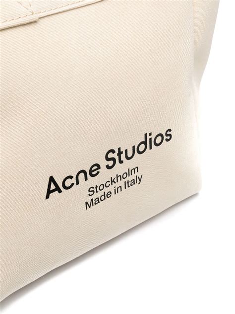 Large Canvas Tote Bag Acne Studios Eraldo