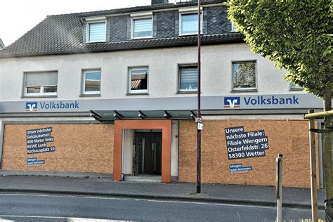 Kritik an Schließung Volksbank Filiale in Haßlinghausen eröffnet nach