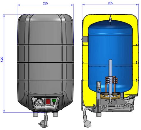 Boiler electric ELDOM EXTRA 15 - 15 L