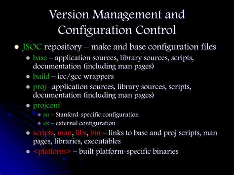 Ppt Source Code Version Management And Configuration Control