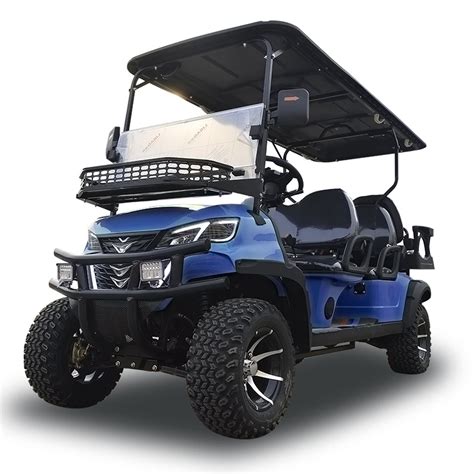 Seats Electric Lifted Golf Cart Hunting Car With Powerful Kw Ac