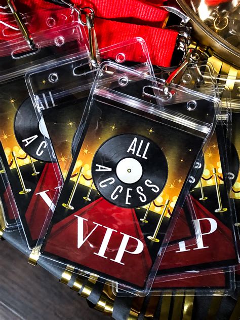 Free Printable Vip Pass For Special Events And Parties