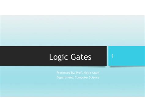 Solution Logic Gates Studypool