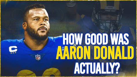 Aaron Donald Highlights How Good Was Aaron Donald Actually Youtube