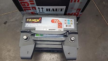 Fulmen Batterie Voiture Fa V Ah A Batterie S