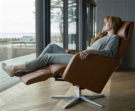 Fauteuil Relax Contemporain SCOTT Stressless En Cuir En Tissu