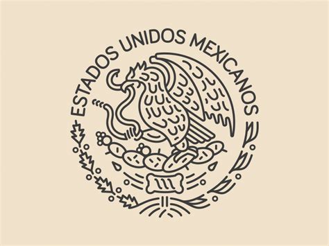 Mexico – coat of arms by Marian Arlt on Dribbble