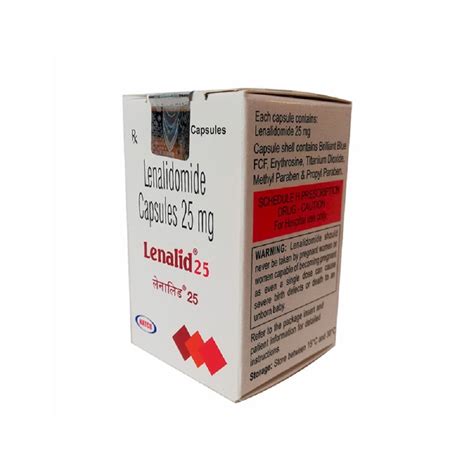 Lenalid 25mg Lenalidomide Capsules 25 Mg At Rs 7800 Bottle