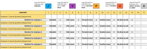 10 Best Attendance Sheet for Excel [Download Free Templates]