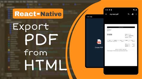 How To Create Pdf From Html In React Native Export Pdf From Html