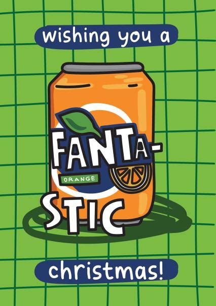 Punny Christmas Card Fanta Stic Christmas Thortful