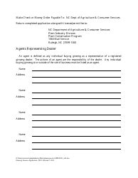 North Carolina Application for North Carolina Ginseng Dealer Permit ...