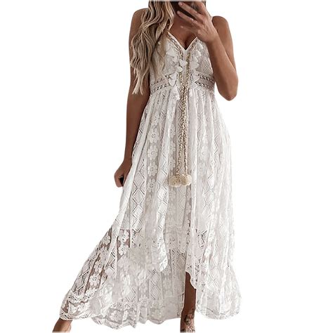 Gamivast Maxi Beach Wedding Guest Dresses For Women Summer 2024 Nce Dress Long Vacation Dress