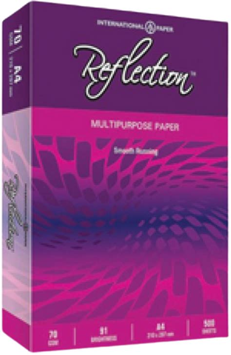 Reflection A Plain Gsm Paper Set Of White Vocal Cart Local