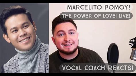 Vocal Coach Reacts Marcelito Pomoy The Power Of Love Live On The