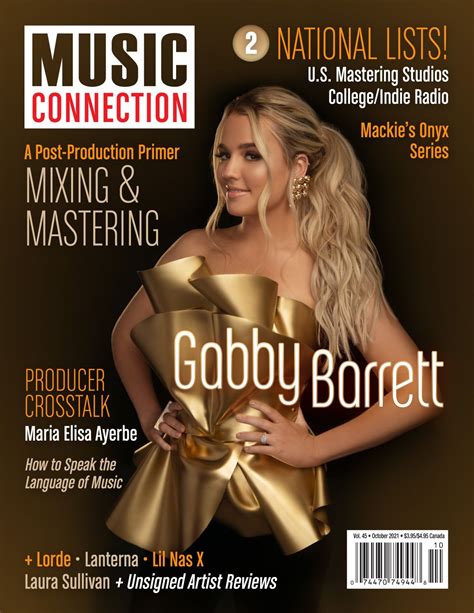 GABBY BARRETT for Music Connection, October 2021 – HawtCelebs