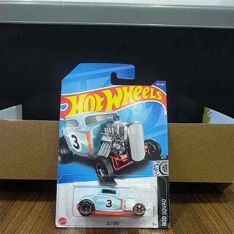 V HOT WHEELS FORD GULF BLUE Shopee Malaysia