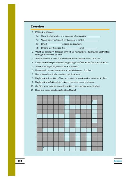 Ncert Book Class Science Chapter Wastewater Story Session