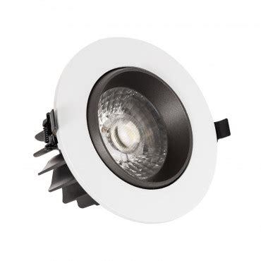 Downlight Led W Cob Richtbare Led Spotlight Grijs Rond Design