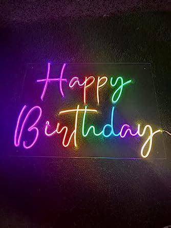 Happy Birthday Neon Sign #2 | ubicaciondepersonas.cdmx.gob.mx