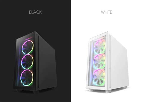 【nzxt美商恩傑】 H7 Elite 2023 黑白 電腦機殼 內建核心扇x3靜音扇x1至多7風扇裝配 蝦皮購物