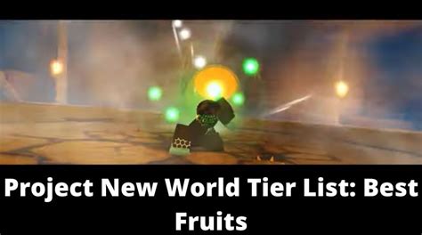 Project New World Fruit Tier List [January 2025] - MrGuider