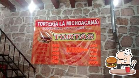 Menu At Tortas La Michoacana Restaurant Morelia