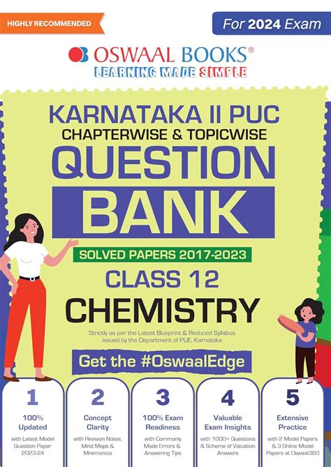 Oswaal Karnataka 2nd Puc Question Bank Class 12 Chemistry Chapterwise