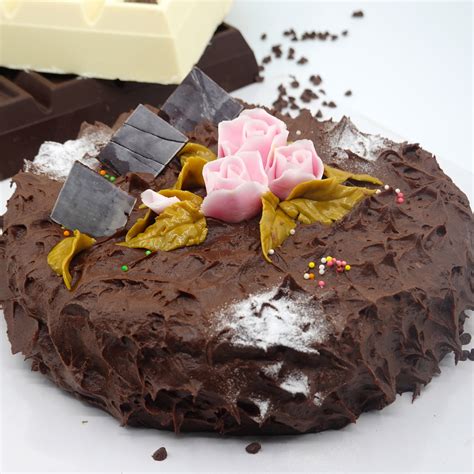 Decadent Chocolate Truffle Cake Rich Luxurious Dessert Delight