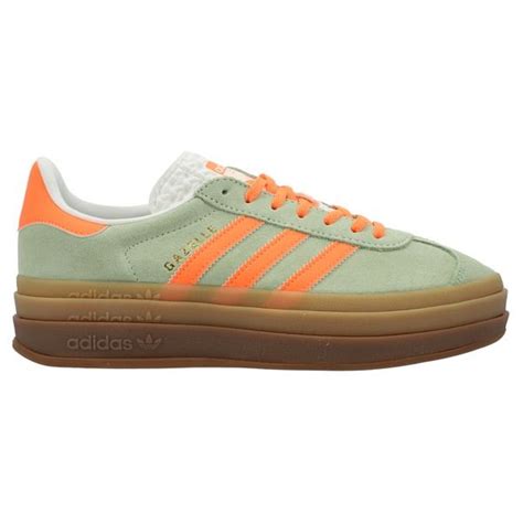 adidas Originals Sneaker Gazelle Bold Grøn Orange Hvid Kvinde