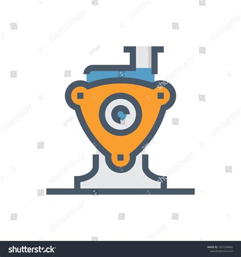 Centrifugal Pump Vector Icon Powered By Stock Vector Royalty Free