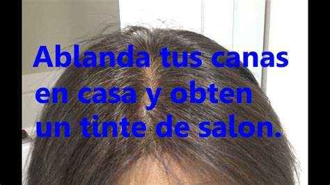 Aplicacion De Tinte Con Ablandador De Canas Youtube