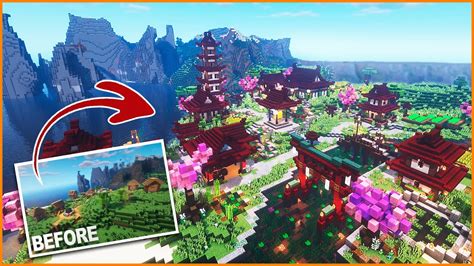 Minecraft Japanese Village