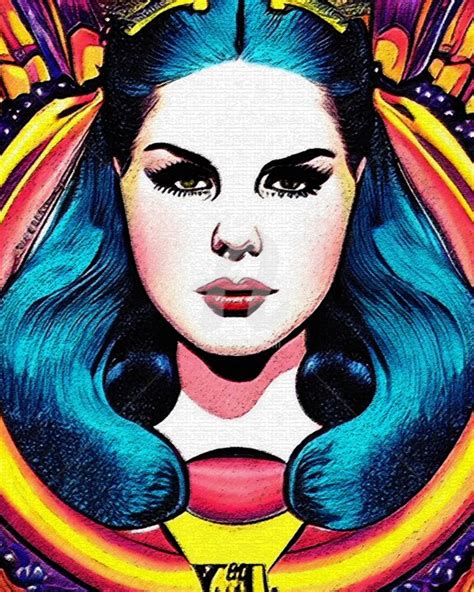 Lana Del Rey 211 Digital Arts By Joseph Long Artmajeur