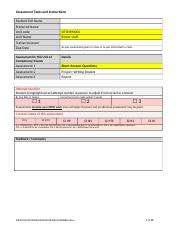 Assessment Short Answers V Sitxhrm Docx Assessment Tasks And