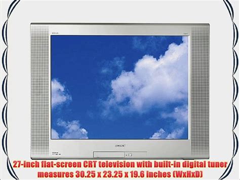 Sony Kd 27fs170 27 Inch Fd Trinitron Wega Digital Tv Video Dailymotion