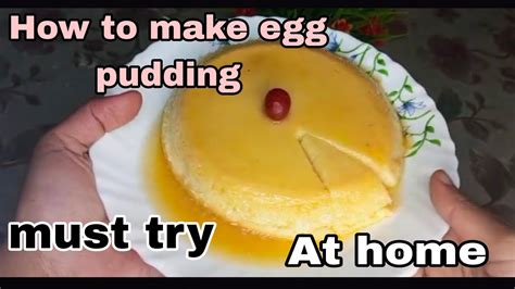 Egg Pudding Recipe At Home L How To Make Egg Pudding Puddingrecipe