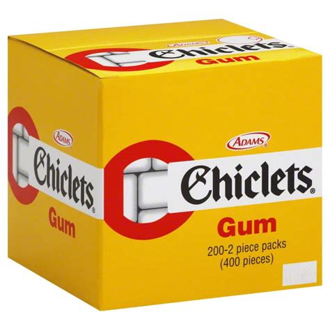 Cadbury Chiclets Gum 200 Ea