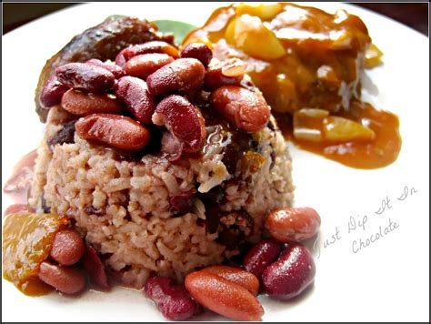 Just Dip It In Chocolate Rice And Beans With Coconut Milk Recipe