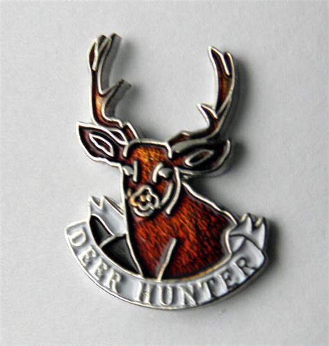 Deer Hunter Hunting Wild Animal Lapel Hat Pin 34 Inch Ebay In 2021