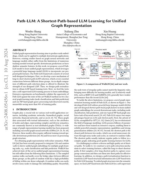 Pdf Path Llm A Shortest Path Based Llm Learning For Unified Graph