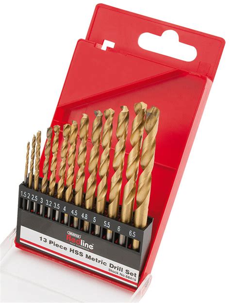 HSS Metric Twist Drill Set 13 Piece