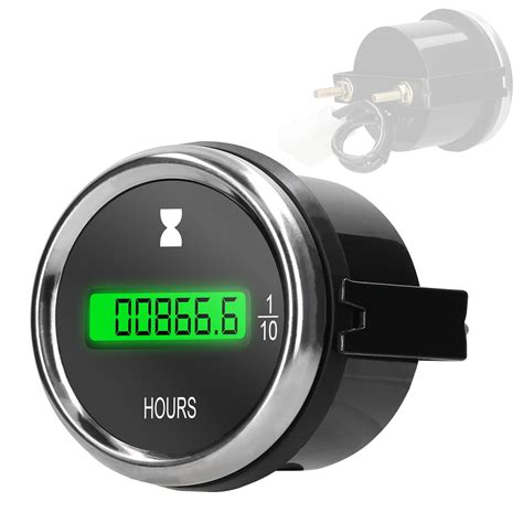 Radirus Timer Meter 52mm Led 52mm Meter Car Timer 12 24v Car Marine