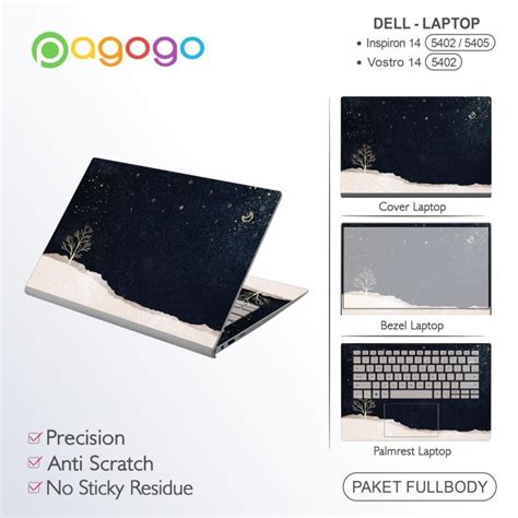 Jual Garskin Stiker Laptop Dell Inspiron Vostro Transparan